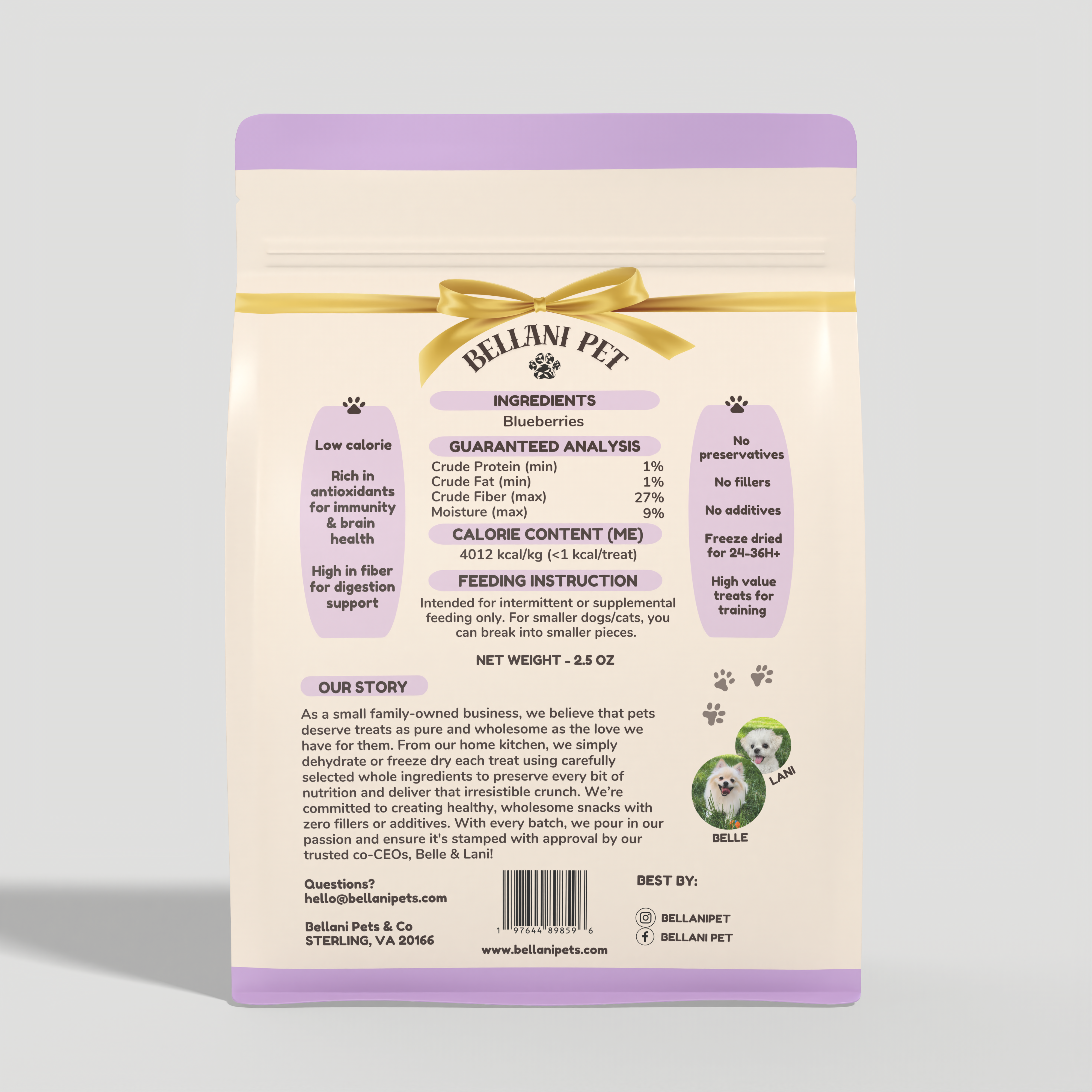 Freeze Dried Blueberry Bites