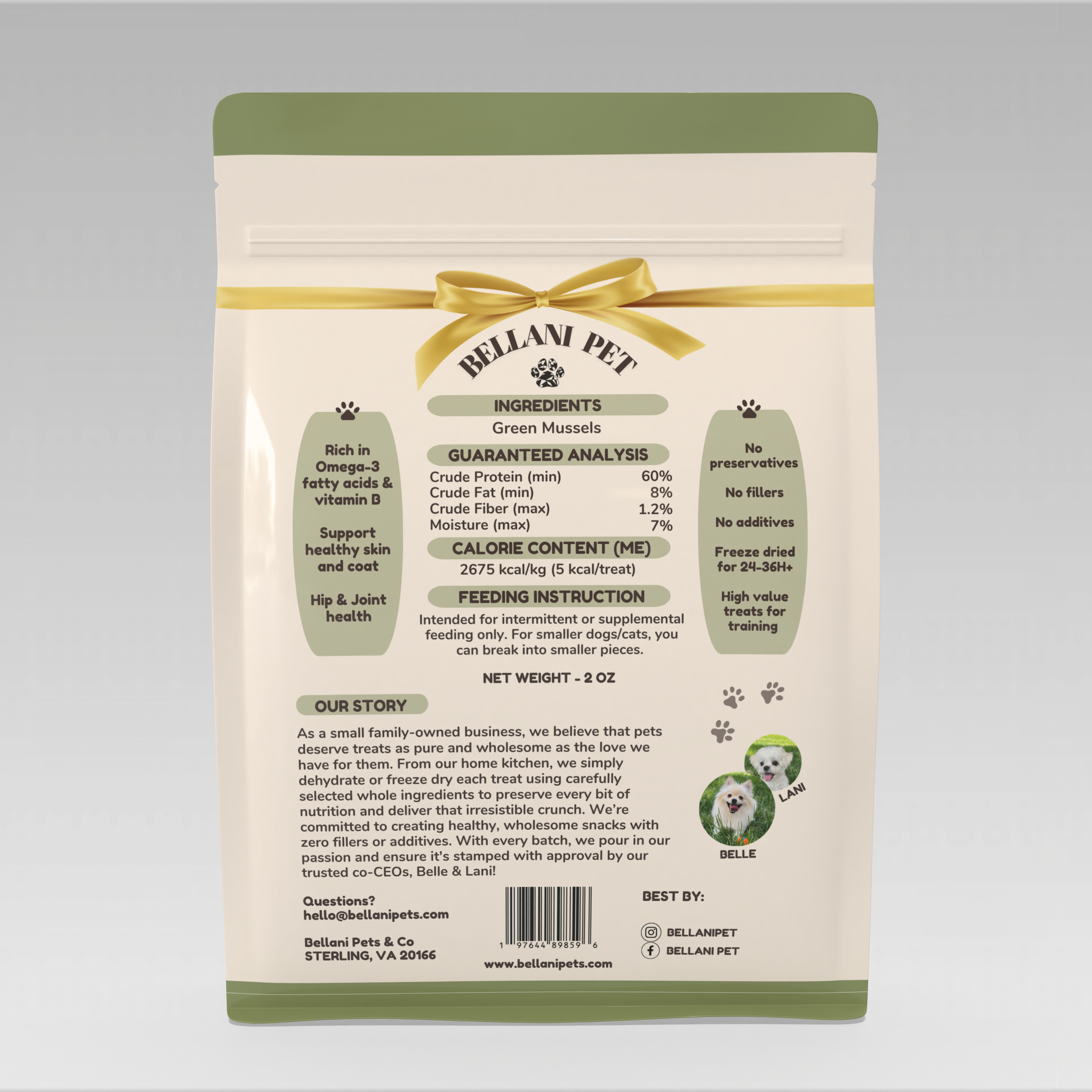 Freeze Dried Green Mussels