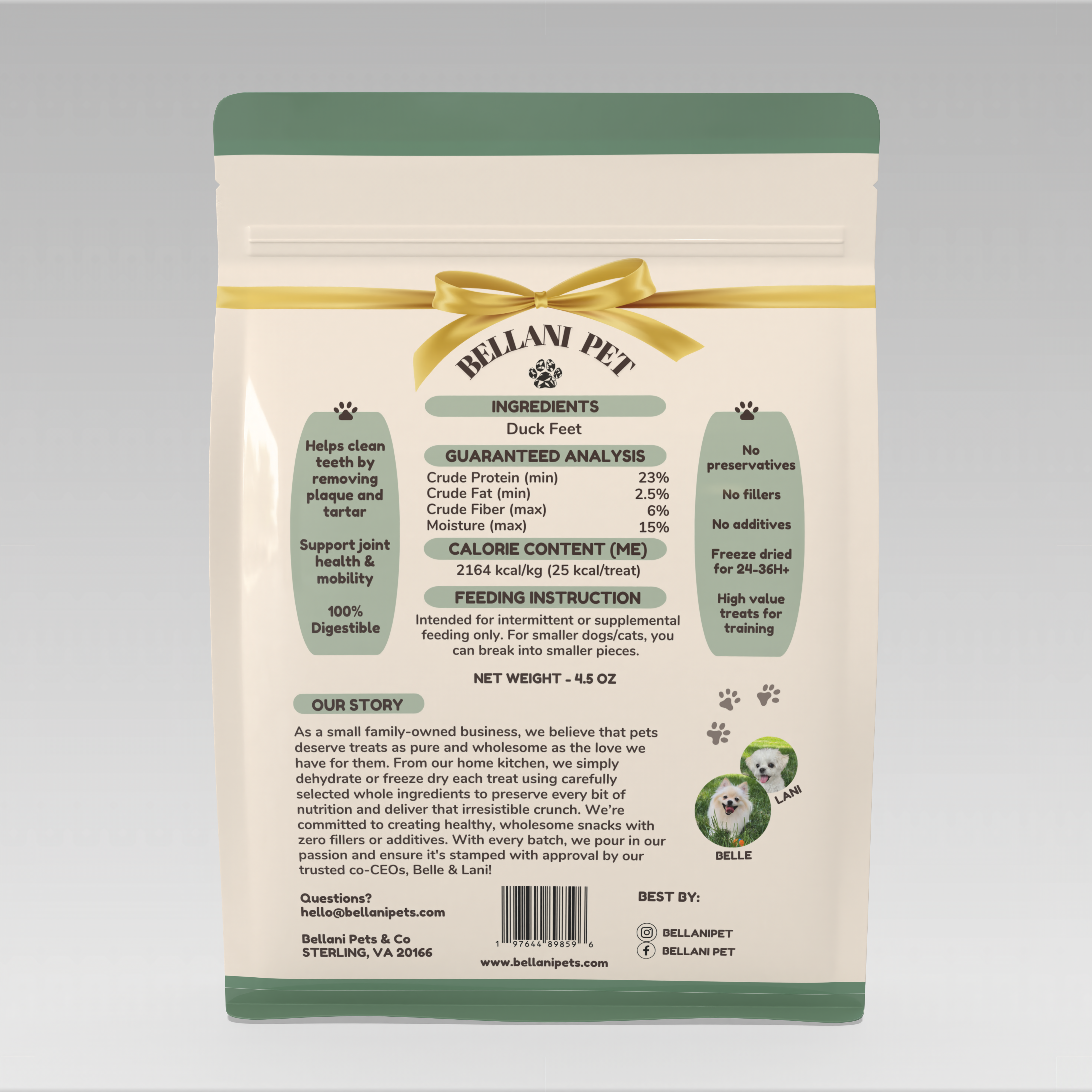 Dehydrated Duck Feet