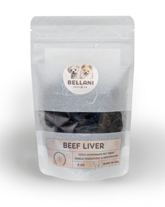 Bellani Pets | Dehydrated 100% Beef Liver Pet Treats