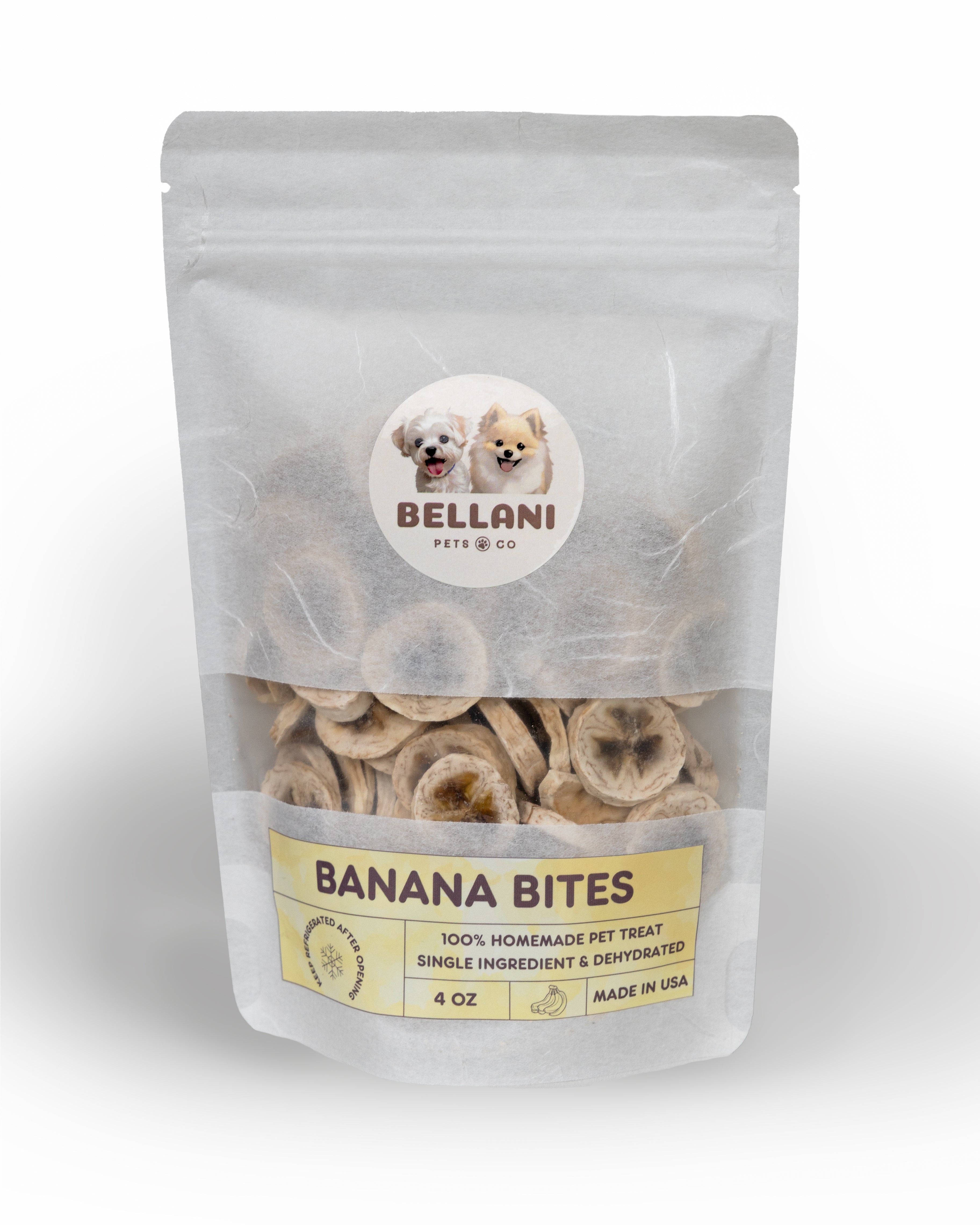 Dehydrated banana shop dog treats