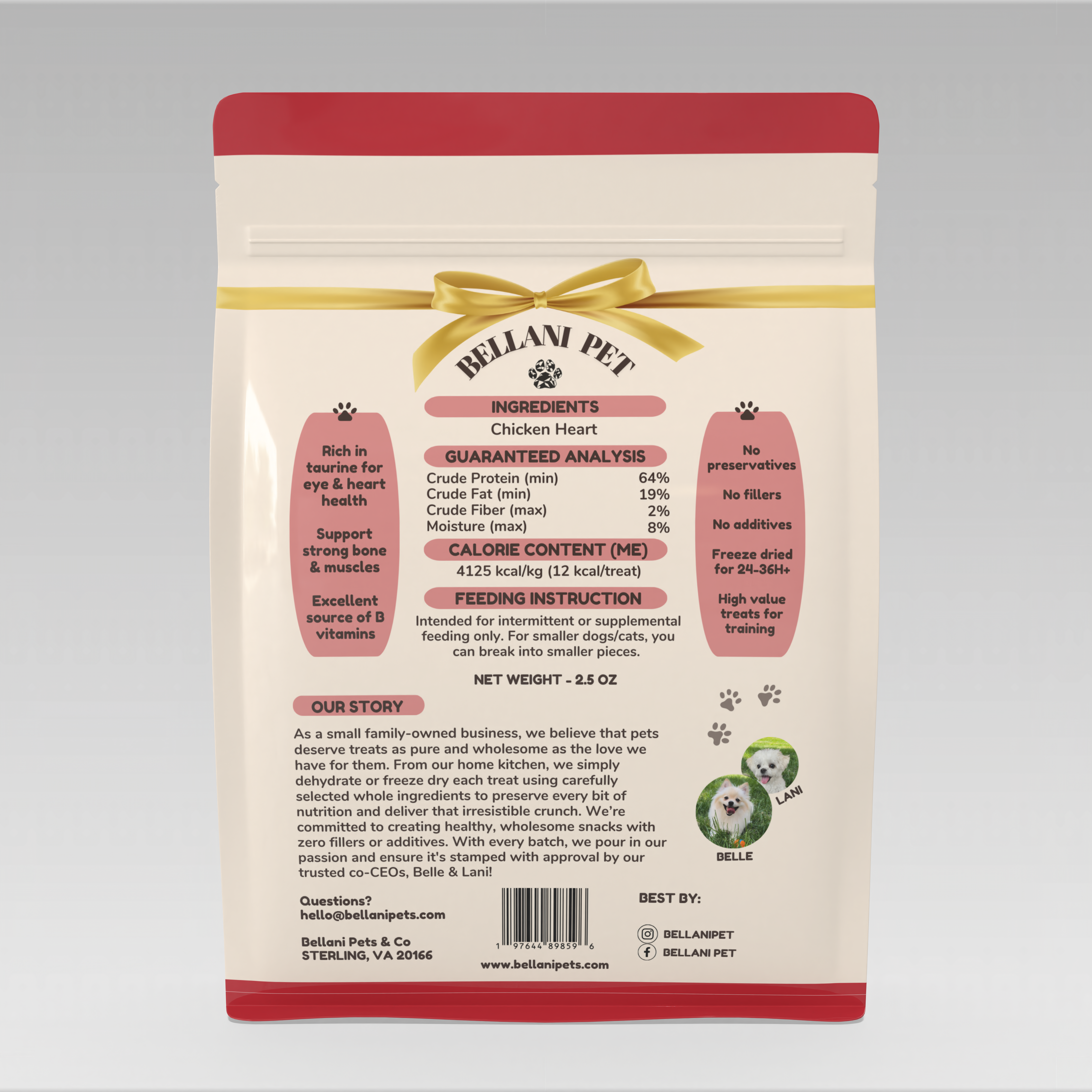 Freeze Dried Chicken Heart