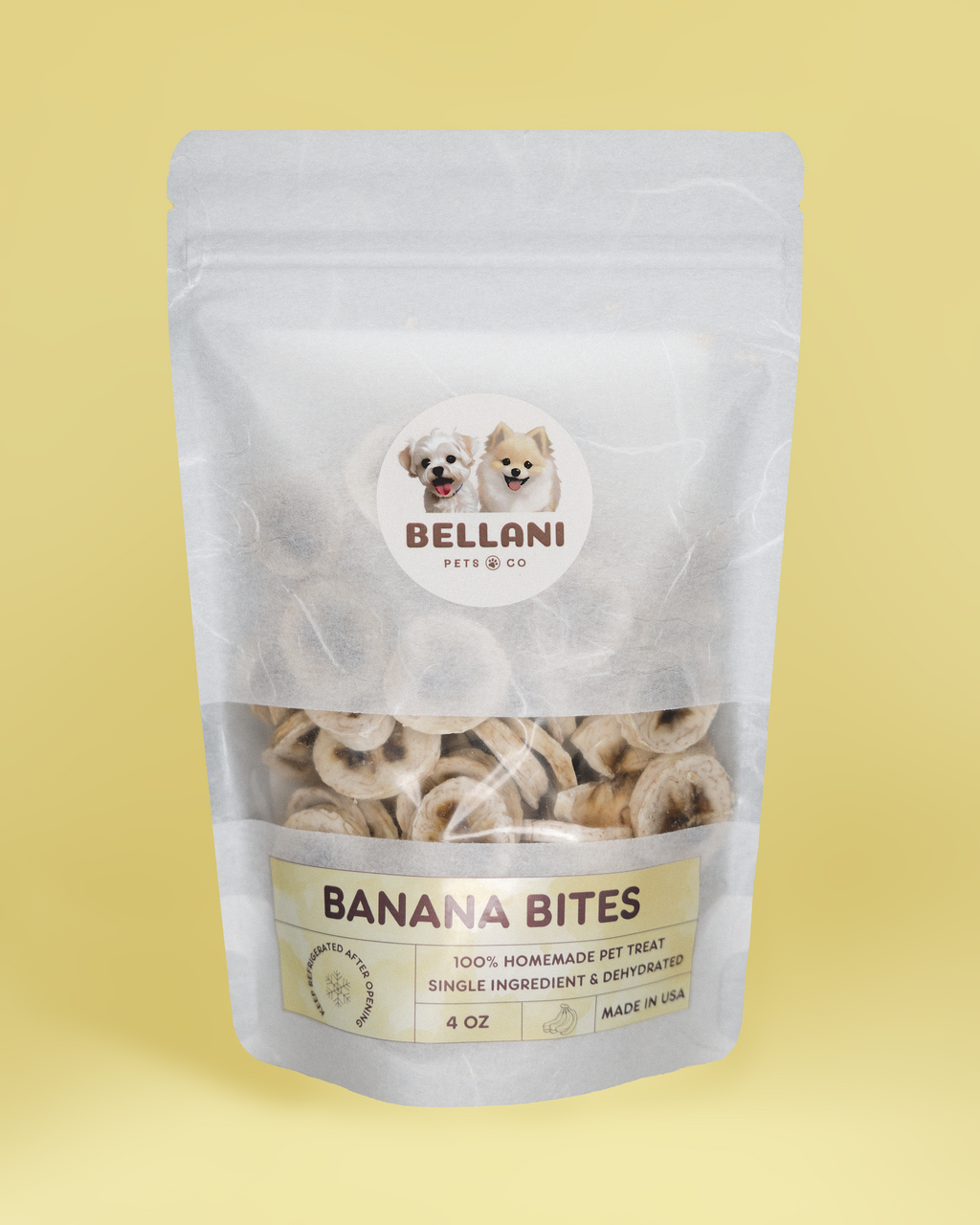 Dehydrated banana dog sales treats